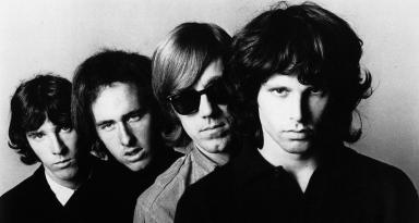 1966 Elektra Records promotional photo of The Doors. (Source: Wikipedia)