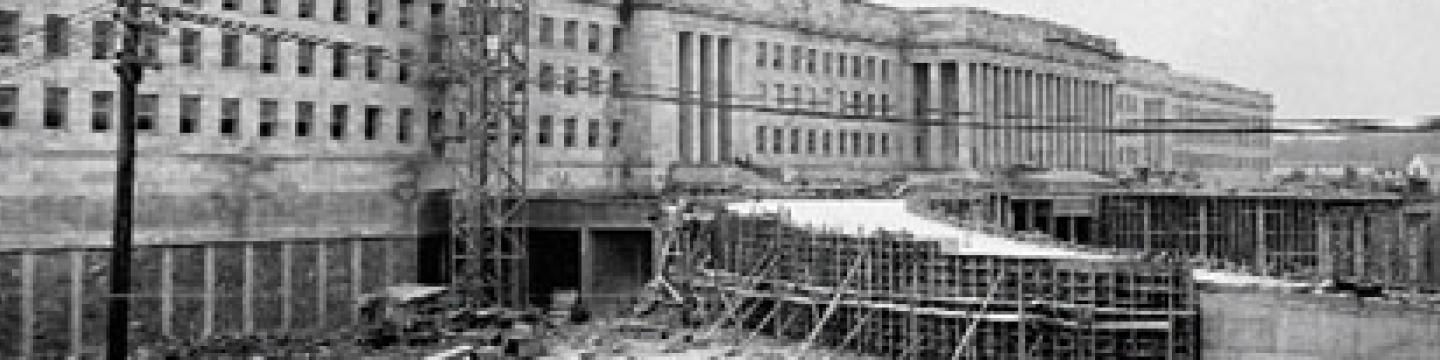Image from the construction of the Pentagon