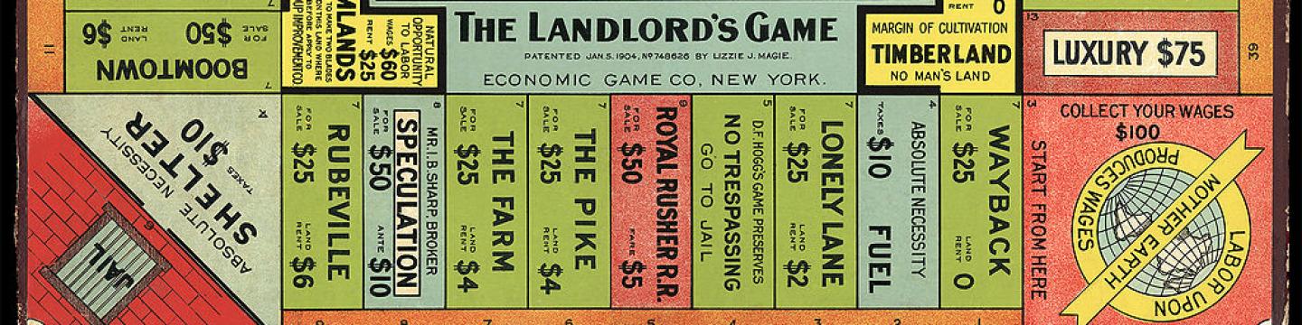1906 version of the Landlord's Game (Source: LandlordsGame.Info)